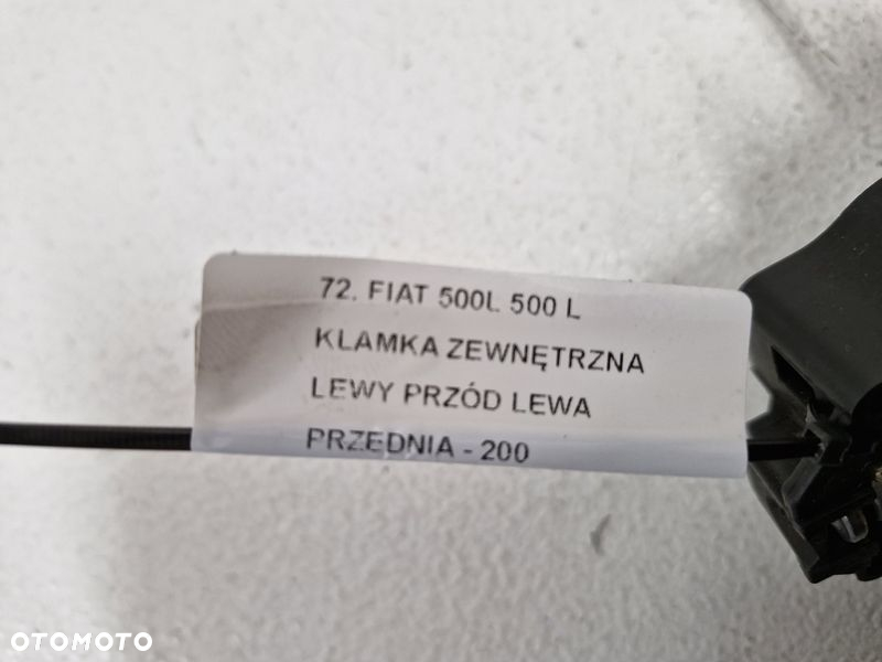 FIAT 500L 500 L KLAMKA DRZWI LEWY PRZÓD LEWA PRZEDNIA CHROM - 8
