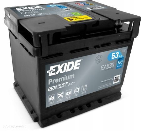 Akumulator Exide Premium 53Ah 540A EA530 P - 1