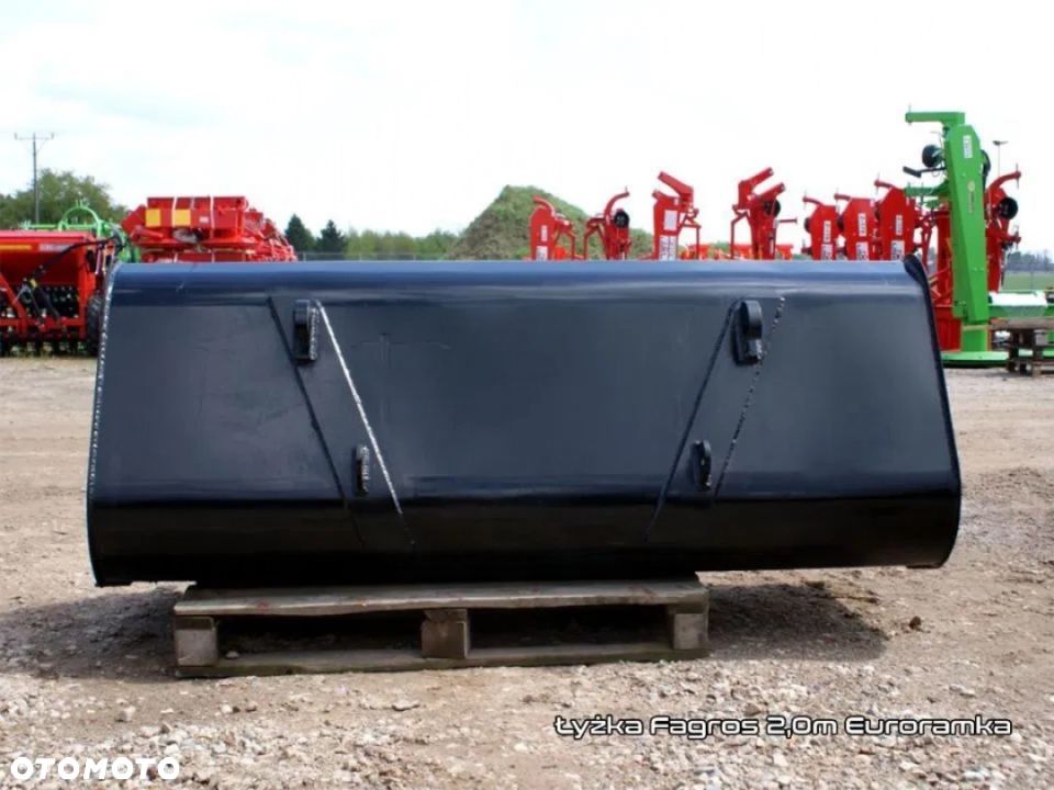 Łyżka do ładowacza 0,8m 1,04m 1,2m 1,4m 1,6m 1,8m 2,0m 2,2m 2,4m Euroramka SMS TUR Ma - 9