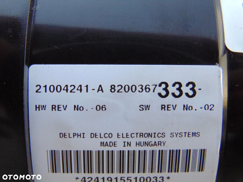 Panel przełącznik nawiewu klimatyzacji 8200367333 Renault Espace IV - 2