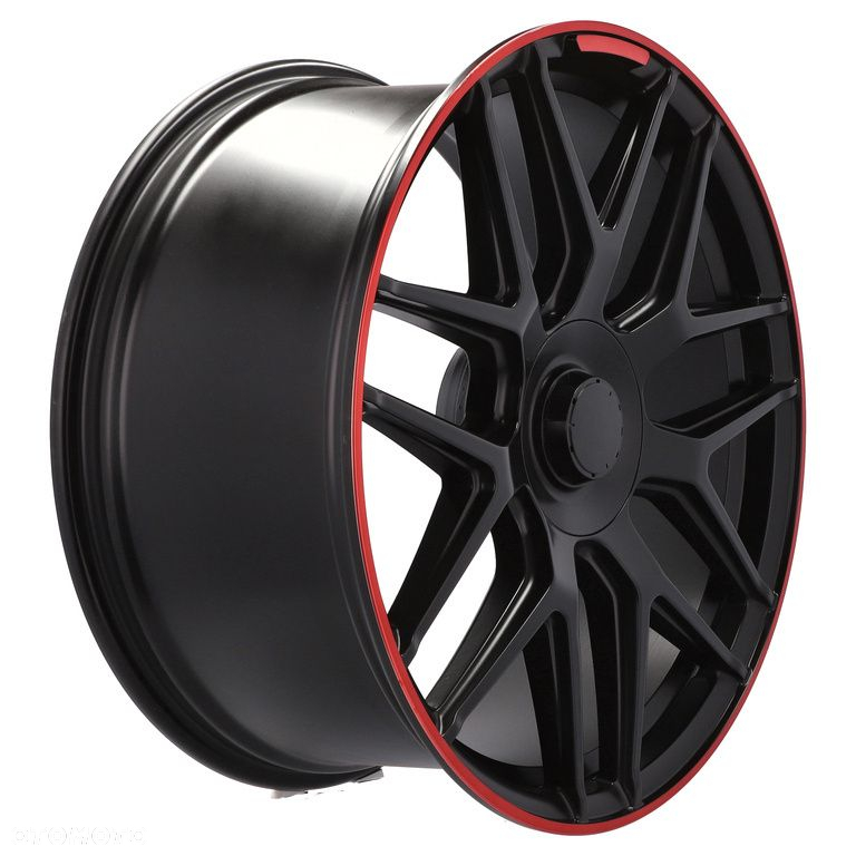 4x Felgi 22 m.in. do MERCEDES G AMG W460 W461 W463 W464 Black - B5318 (IN7040) - 8