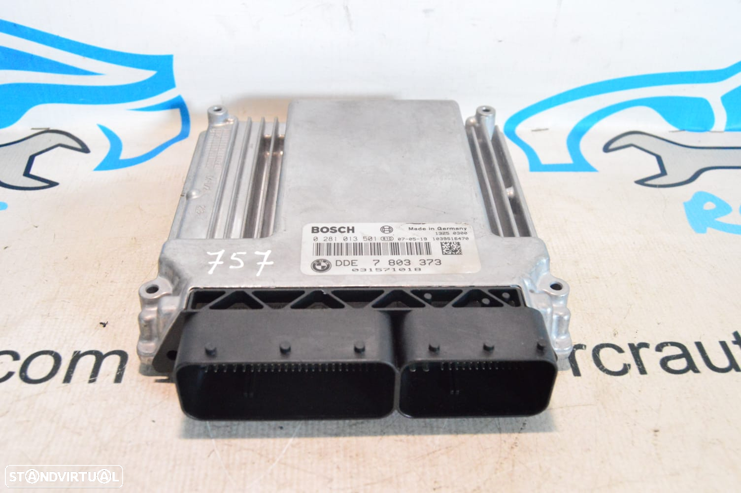 CENTRALINA ECU MOTOR BOSCH BMW 0281013501 DDE7803373 7803373 031571018 1039S16470 BMW SERIE 3 E87 E90 E91 E60 E61 04-08 2.0D 163 CV M47N2 204D4 - 4