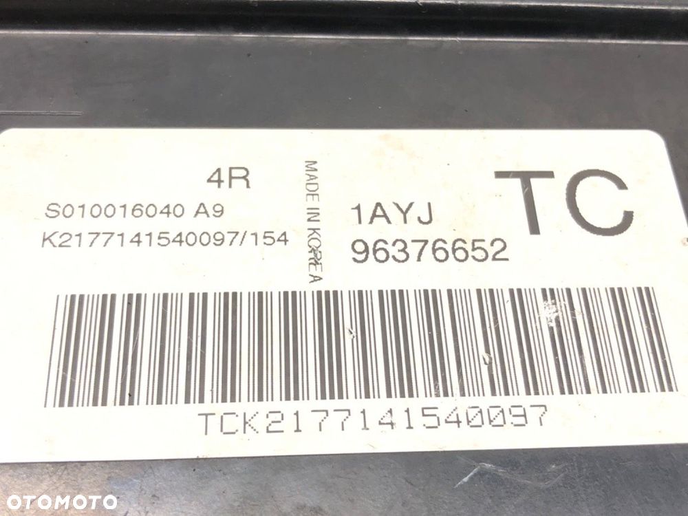 KOMPUTER SILNIKA  DAEWOO KALOS (KLAS) 2002 - 2022 1.2 53 kW [72 KM] benzyna 2003 - 2022 96376652 - 4