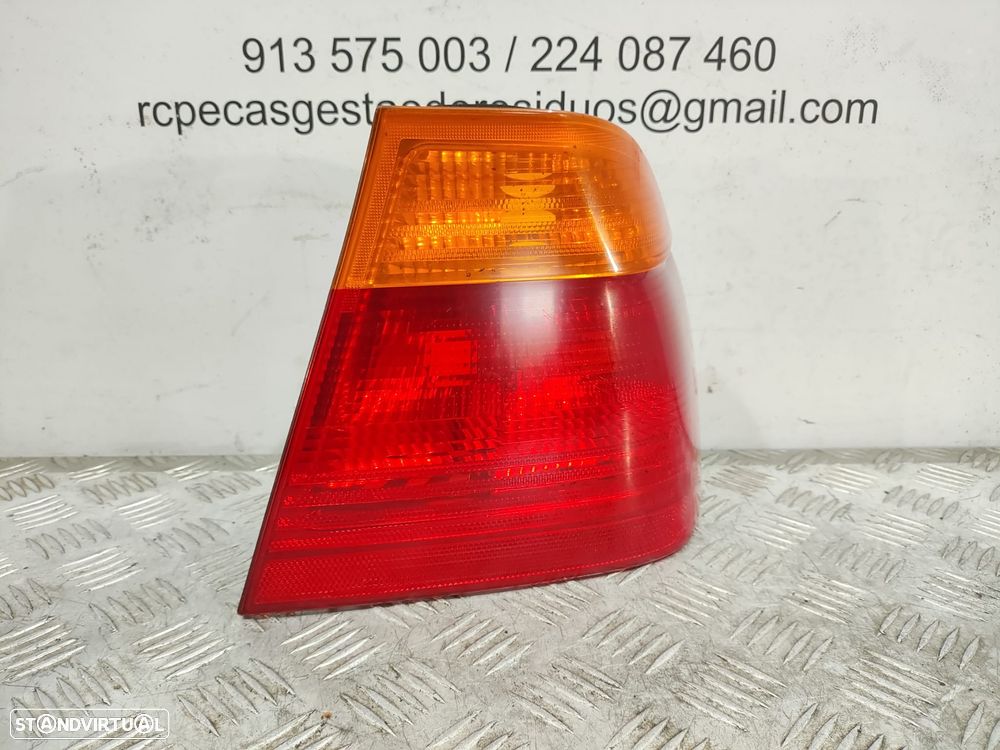 Farolim traseiro trás direito original BMW Serie 3 E46 Carro Pré LCI de 1998 a 2001 - 3