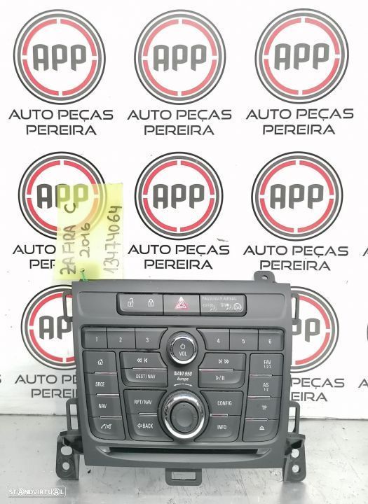 Teclado rádio, navegação, Opel Astra J de 2016 referência 13474064 - 1