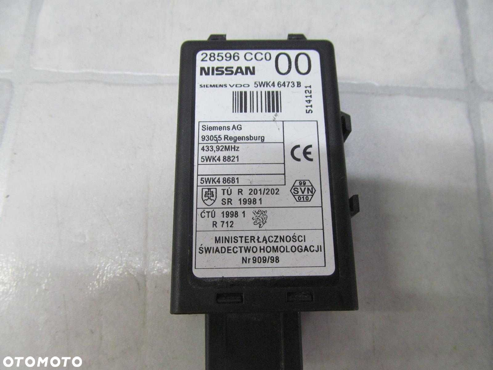 NISSAN X-TRAIL T30 01-07 MODUL ZAMKA CENTRALNEGO 28596 CC0 - 4