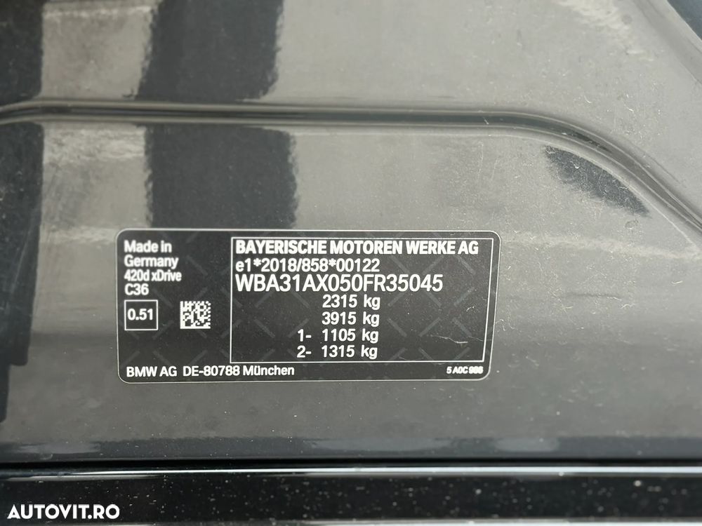 BMW Seria 4 420d xDrive M Sport - 13