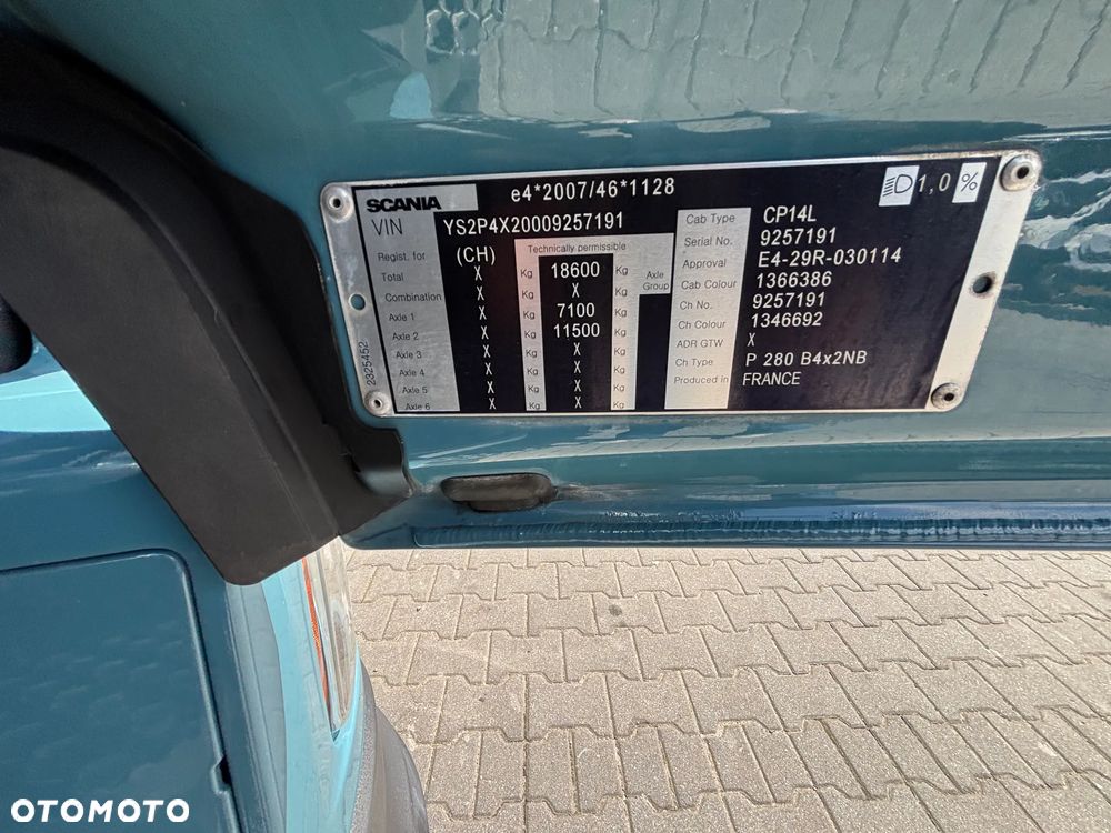Scania P280 CHLODNIA PODWOZIE DO ZABUDOWY STAN IDEALNY 2 SZTUKI - 27