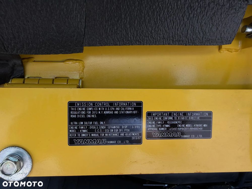 Yanmar VIO80-1A Koparka Gąsienicowa 8 ton jak Nowa z Salonu 2015 rok. KLIMATYZACJA. Łyżka skarpowa Hydrauliczna.  Szybko-złącze lenhoff hydrauliczne. Yanmar silnik 4 cylindry! Maszyna z Norwegii. Własna Pompa do tankowania ON. ani deka luzów i wycieków! OKAZJA Linia Hydr. Plus. Długie ramię PLUS. Oświetlenie LED. Wielka Okazja! Pełne sterowanie z dżojstików!! - 13
