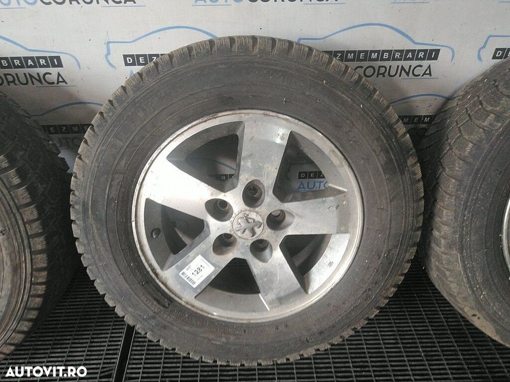 Jante aliaj Peugeot 4007 2007 - 2012 (1281) R16 Cu anvelope. 215/65 R16 et38. 5*114.3 - 4
