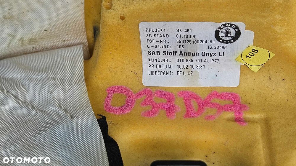 Kanapa Siedzisko Oparcie Welur Podłokietnik Uchwyt Napoje Cupholder Grzane Podgrzewane Skoda Superb II 2 - 26