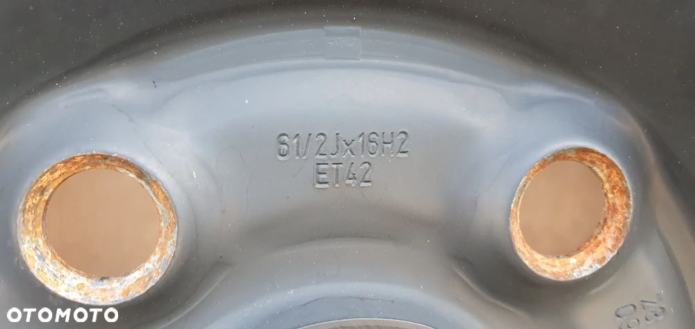 Felga stalowa komplet z oponami VW 5x112 16" ET42 6,5J VW Passat B6 3C0601027H - 13