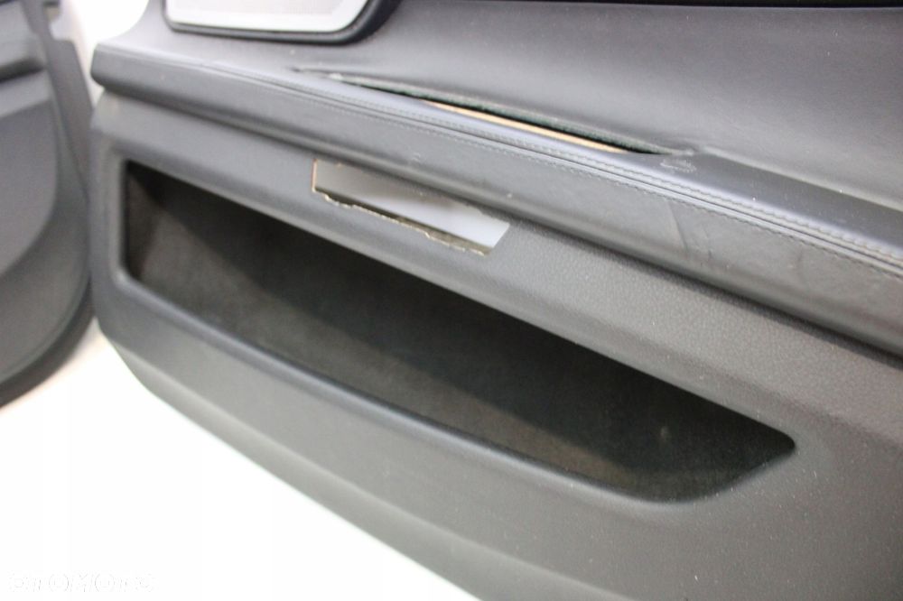 BMW 7 F01 F02 760LI INIVIDUAL BANG OLUFSEN BOCZEK BOCZKI SKÓRA CZARNA 4SZT - 16