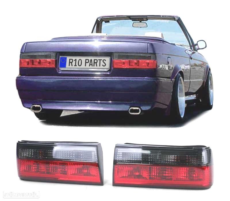 FAROLINS TRASEIROS E30 87-90 CABRIO TOURING 90-93 CINZA VERMELHO - 1