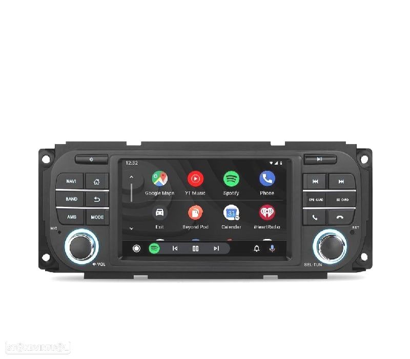AUTO RADIO GPS ECRA TACTIL 5" PARA JEEP DODGE ANDORID 12 - 1