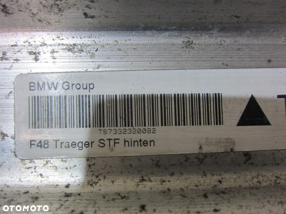 BMW X1 F48 WSPORNIK TYLNY WZMOCNIENIE BELKA ZDERZAKA 7332320 51127332320 - 9