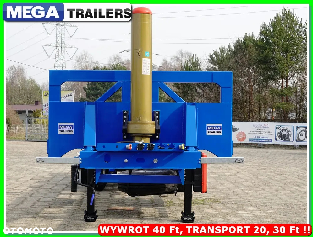 Mega 65 m³ wywrotka na kontener 40 Ft / do 44,0 T DMC zestawu !!! - 5