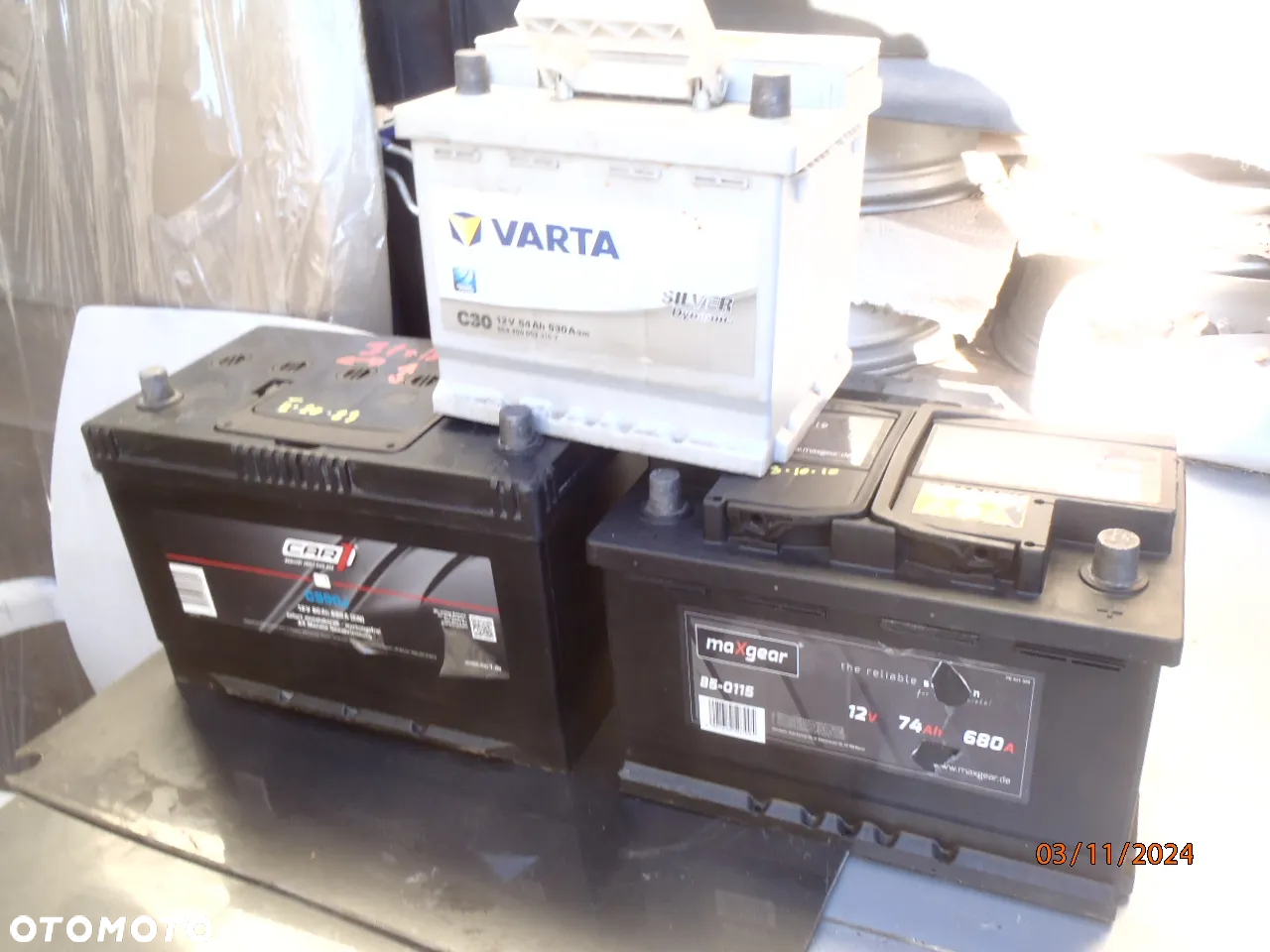 akumulator starline 95ah 800a/en 12v car1sc90j 90ah 680a maxgear 85-0115 74ah 680a oberdon dynamic 74ah 680a - 16