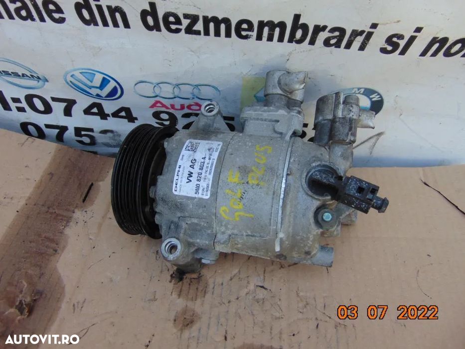 Compresor clima VW Passat B6 Golf plus 1.9 2.0 audi a3 skoda octavia s - 1