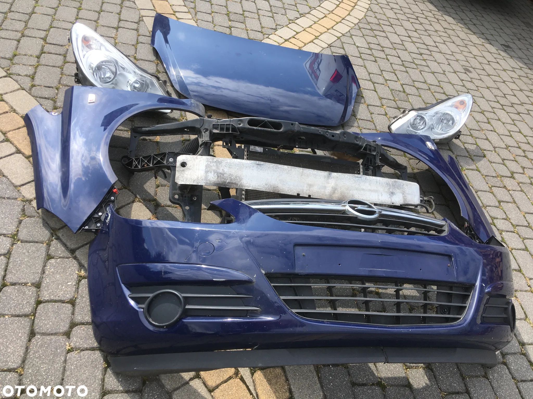 OPEL CORSA D Z20Z PRZÓD KOMPLETNY ZDERZAK MASKA BŁOTNIK LAMPA - 1