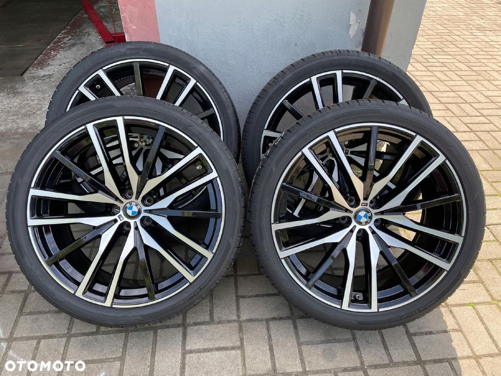 BMW X5 G05 X6 G06 koła felgi opony aluminiowe m pakiet 22'' 742m - 1