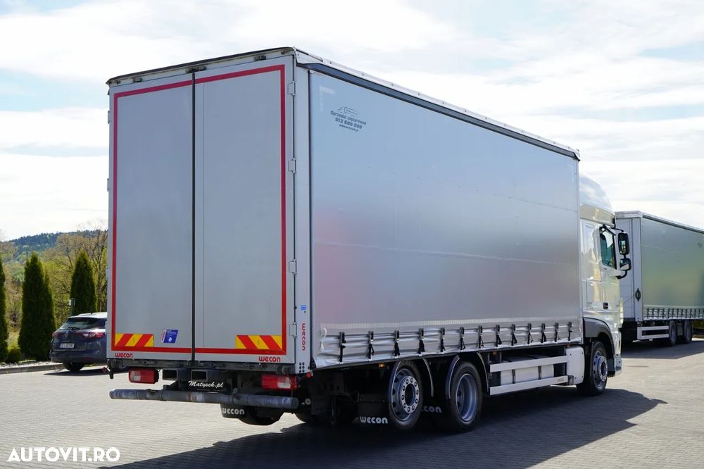 DAF XF 480 / SOLÓWKA / SSC / MEGA / I PARK-COOL / 6X2 / PUNTE RELAXABILĂ / ACOPERIȘ RELAXABIL / ȘINCĂLARE BOGIE / - 7