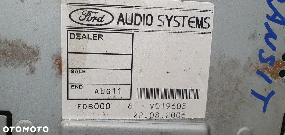 Radio radioodtwarzacz CD fabryczny 1500 RDS KOD Ford Transit MK7 - 5