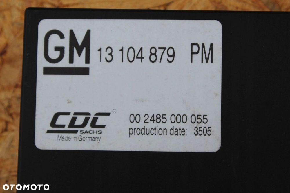 Moduł sterownik zawieszenia PM Opel Astra III H Zafira B 13104879 - 2