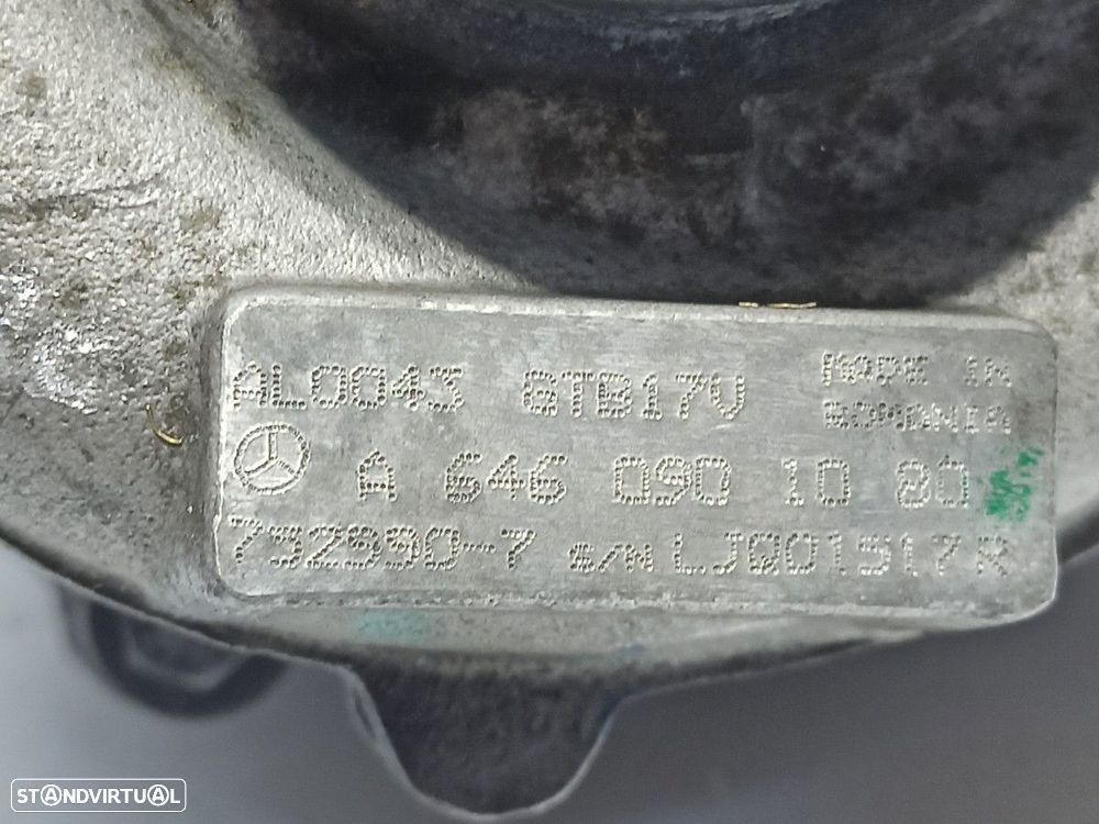 TURBOCOMPRESSOR MERCEDES CLASE C (W204) BERLINA C 200 CDI (204.007) - 4