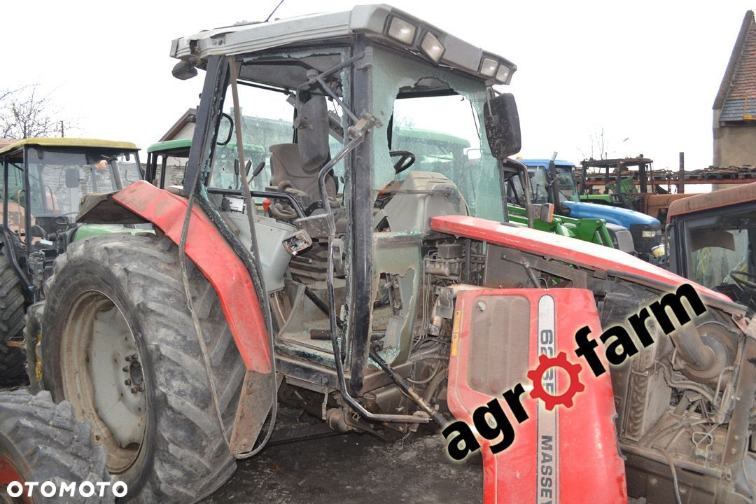 Massey ferguson części używane 6255 6265 6260 6270 6280 6290 silnik skrzynia oś most zwolnica - 2
