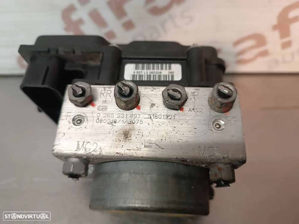 MODULO ABS FIAT FIORINO / CITROEN NEMO / PEUGEOT BIPPER REF: 0265231997 51801321 - 3