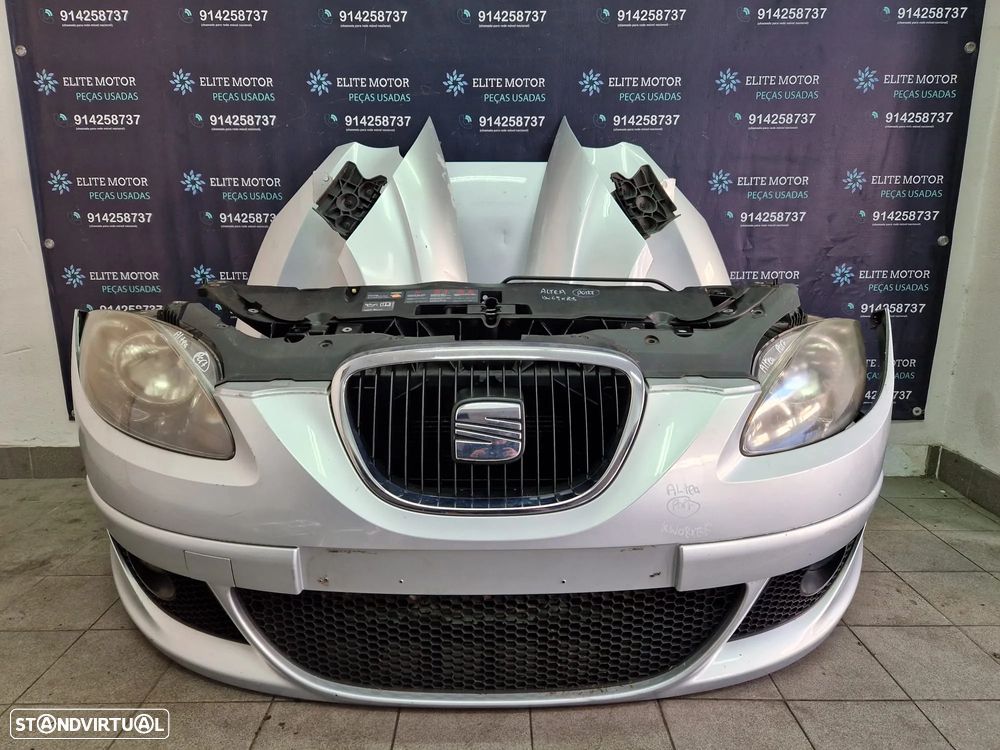 Frente completa usada SEAT ALTEA TOLEDO 2.0 TDI capot parachoques guardalamas oticas radiadores - 3