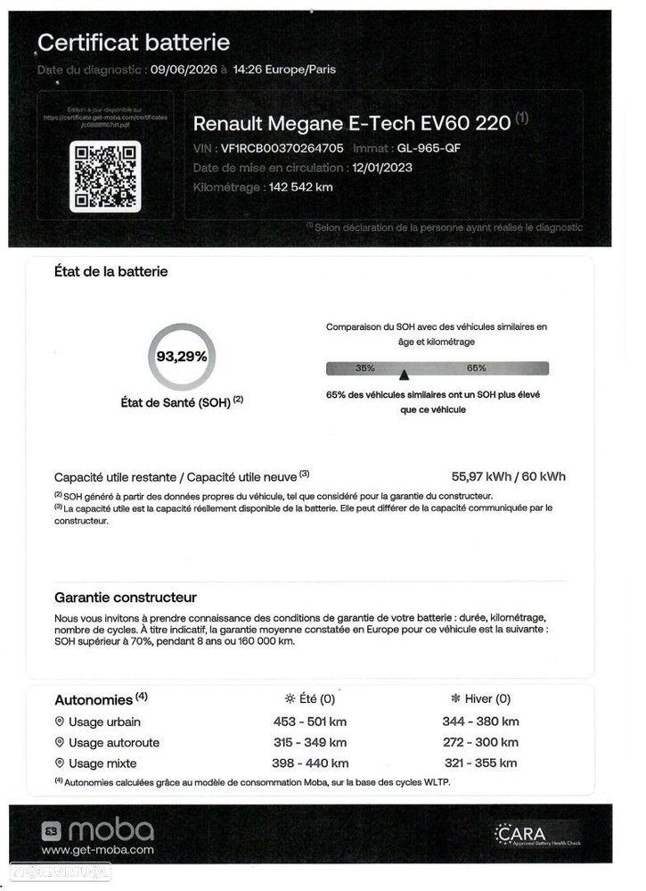 Renault Mégane E-Tech EV60 220hp optimum charge Equilibre - 21