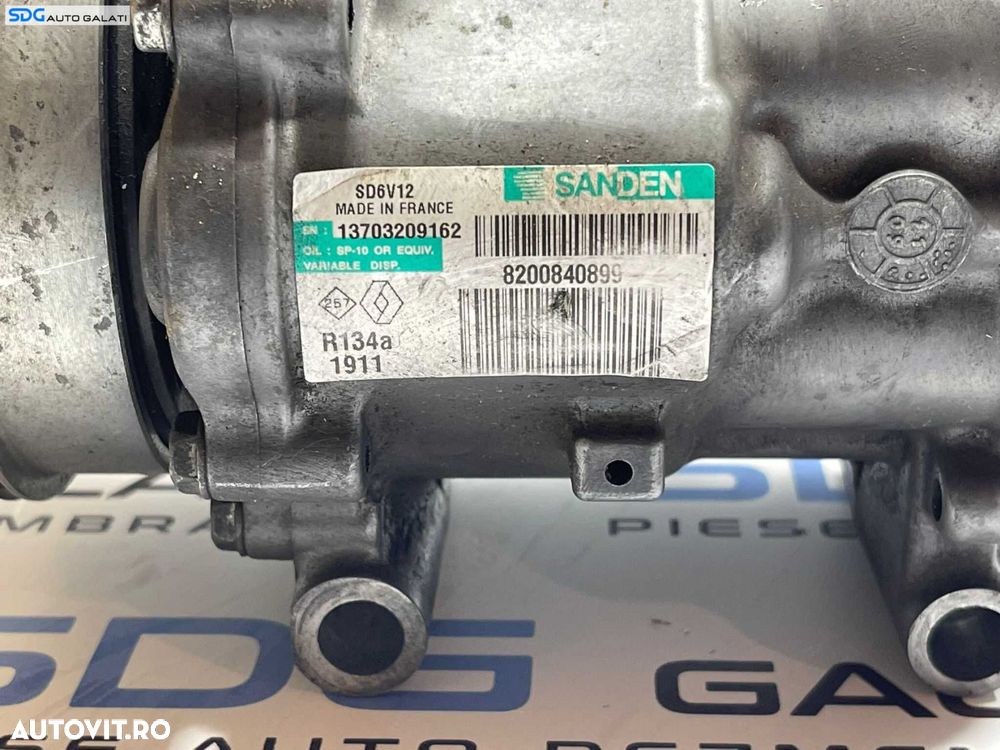 Compresor AC Aer Conditionat Clima Dacia Logan 1 1.2 2008 - 2012 Cod 8200840899 13703209162 [1321] - 2