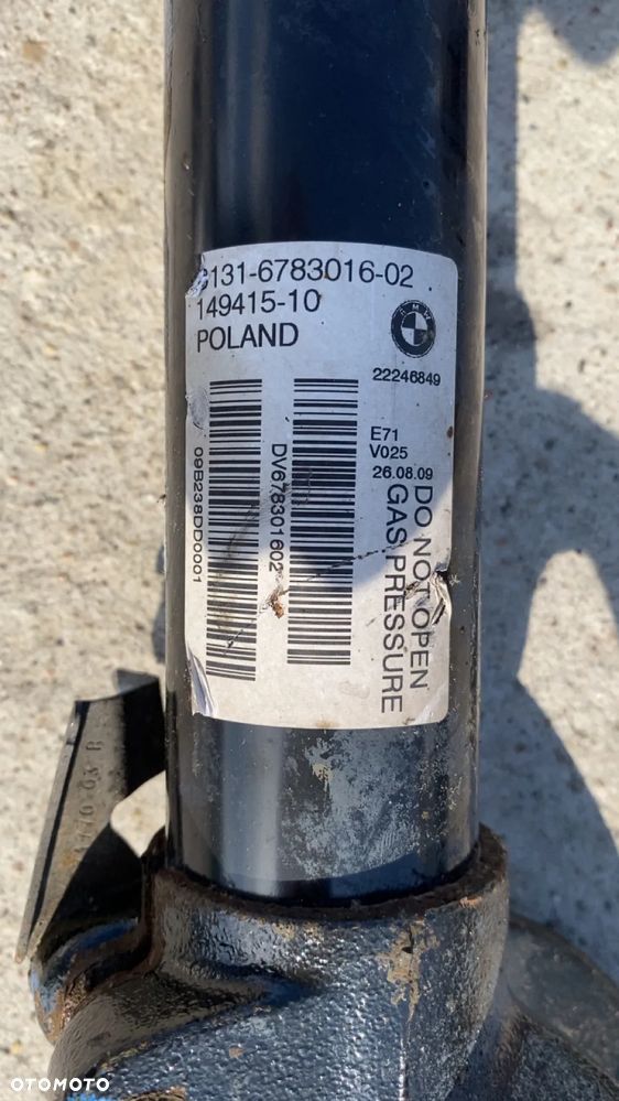 AMORTYZATOR ZWROTNICA LEWY PRZÓD KOMPLET BMW X6 E71 X5 E70 6783016 - 4