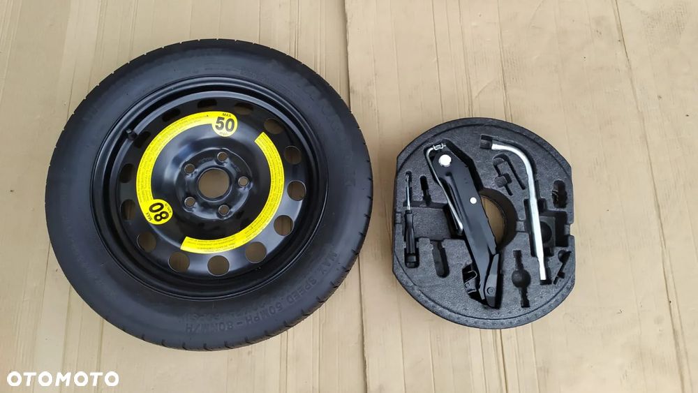 KOŁO DOJAZDOWE R16 VW VOLKSWAGEN GOLF V VI VII ZESTAW - 1