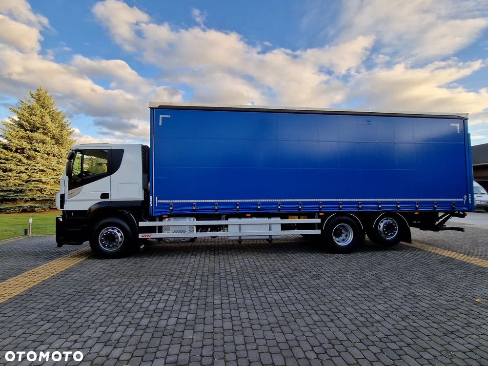 Iveco STRALIS 6x2 / 360KM / FIRANKA / 9M / WINDA / JAK NOWY - 4