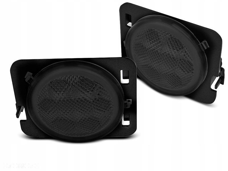 Kierunkowskazy Migacze bok kpl Tuning Black Led Jeep Wrangler JK 2006-2018 - 2