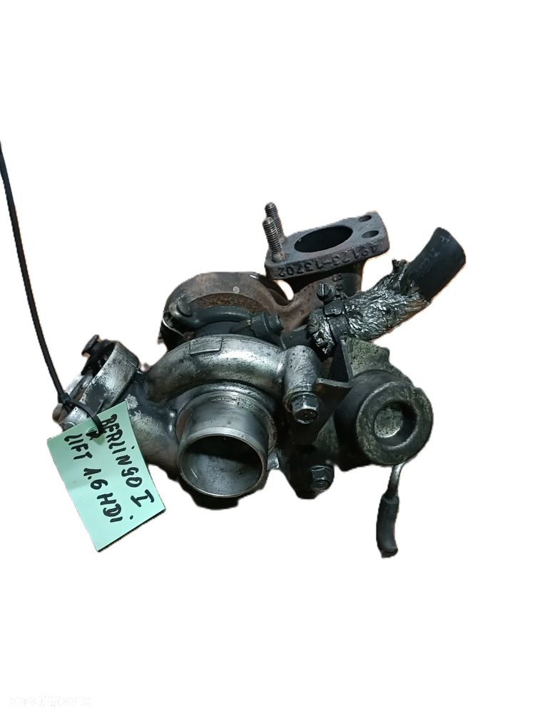CITROEN BERLINGO I 02-10 LIFT 1,6 HDI turbo turbina turbosprężarka 9657530580 * - 1