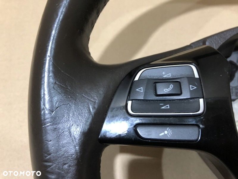 TOUAREG R-LINE KIEROWNICA SKÓRZANA 7P6419091K BRĄZ - 4