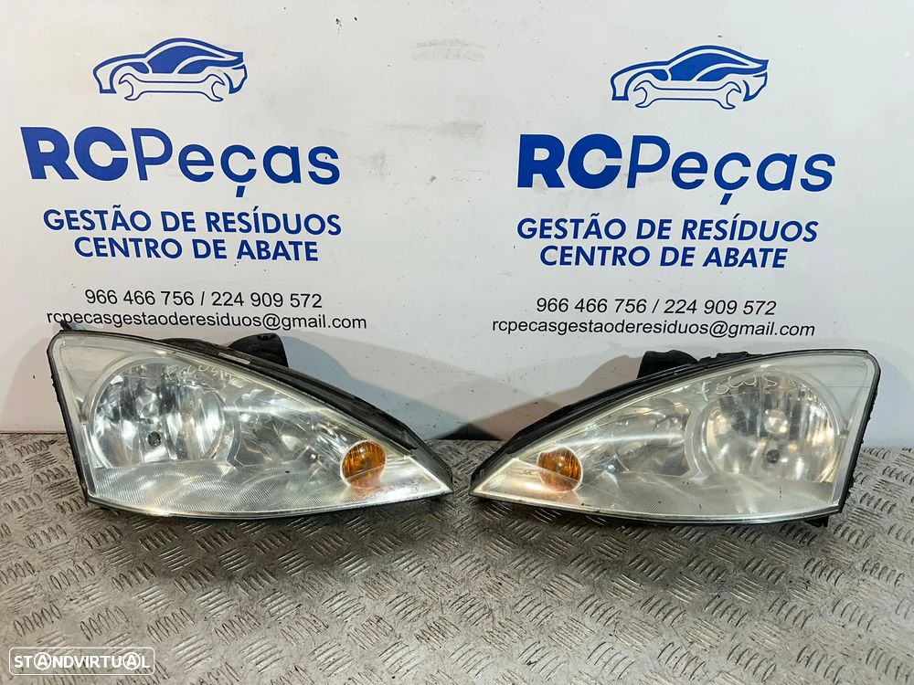 .Oticas Farol Frente Frontal Esquerda Direita Original Ford Focus I 1 Mk1  2M51-13W030-AF 2M51-13W029-AG 1998 a 2005 - 2