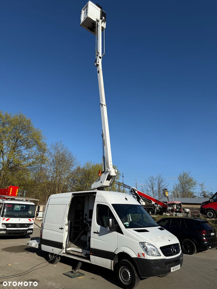 Mercedes-Benz Podnośnik Koszowy Palfinger P140V Zwyżka 14 metrów Pilot ! UDT Dmc 3500kg Kat b Jak Wumag Ruthmann Multitel - 12
