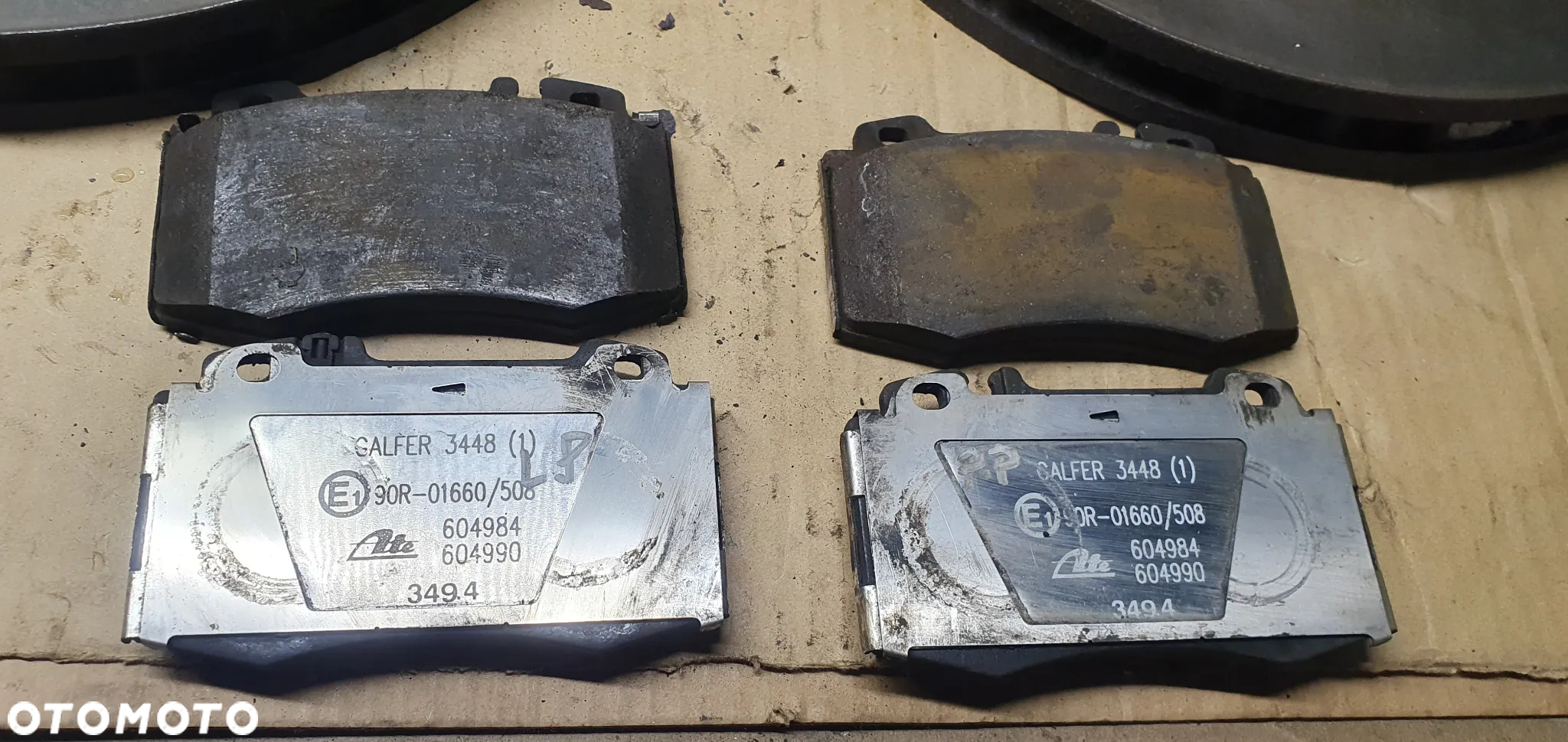 Tarcze hamulcowe przód przednie klocki Mercedes ML W163 4.0 CDI A1634210512 - 7