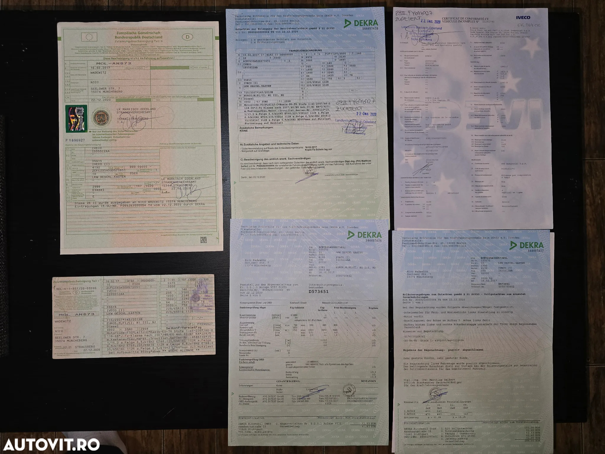 Iveco DAILY 35S15 Motor 3.0d Platforma Certificat VDI - 21