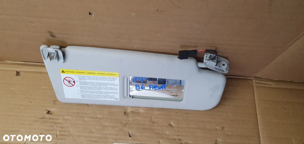 Osłona przeciwsłoneczna prawa pasażera VW Passat B6 - 3
