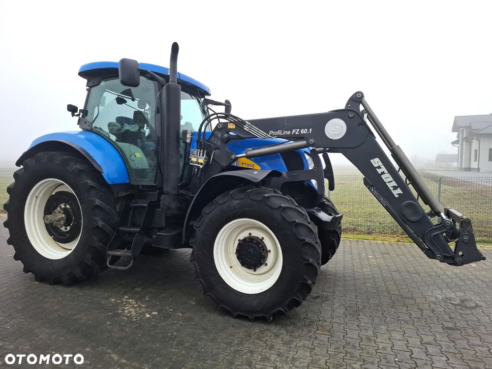 New Holland T7050 2011 Rok 9400 mtg, AutoCommand, Ładowacz czołowy Stoll, Nie Malowany, Stan Idelany - 2