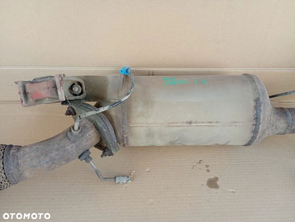 filtr dpf fap katalizator czujnik opel vivaro a renault trafic ii lift 2.5 dci c382 - 2