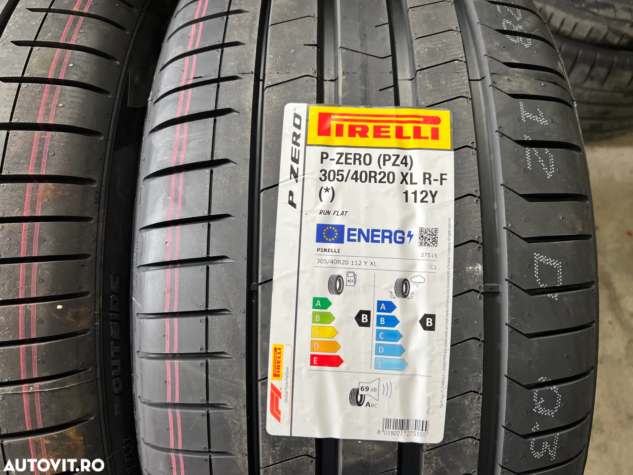 4 anvelope pirelli vara 275-45-20 - 305-40-20 BMW X5 X6 G05 G06 Mercedes ML GLS GLE Porsche cayeene pirelli cu steluta run flat - 2