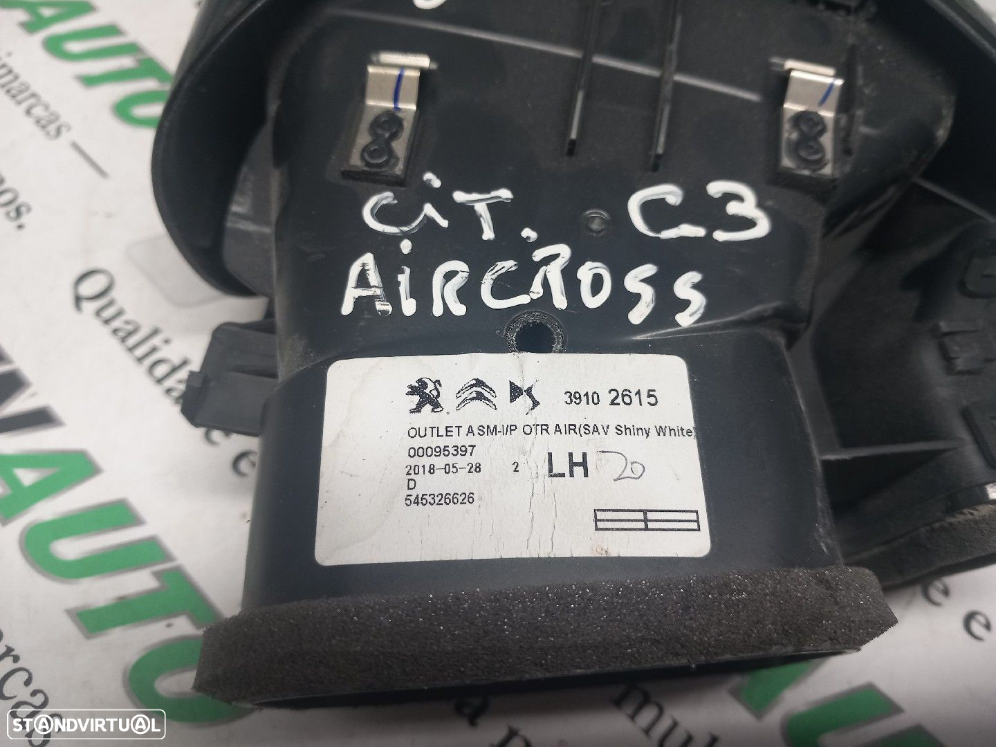 Grelha / Difusor Sofagem Citroën C3 Aircross Ii (2R_, 2C_) - 5
