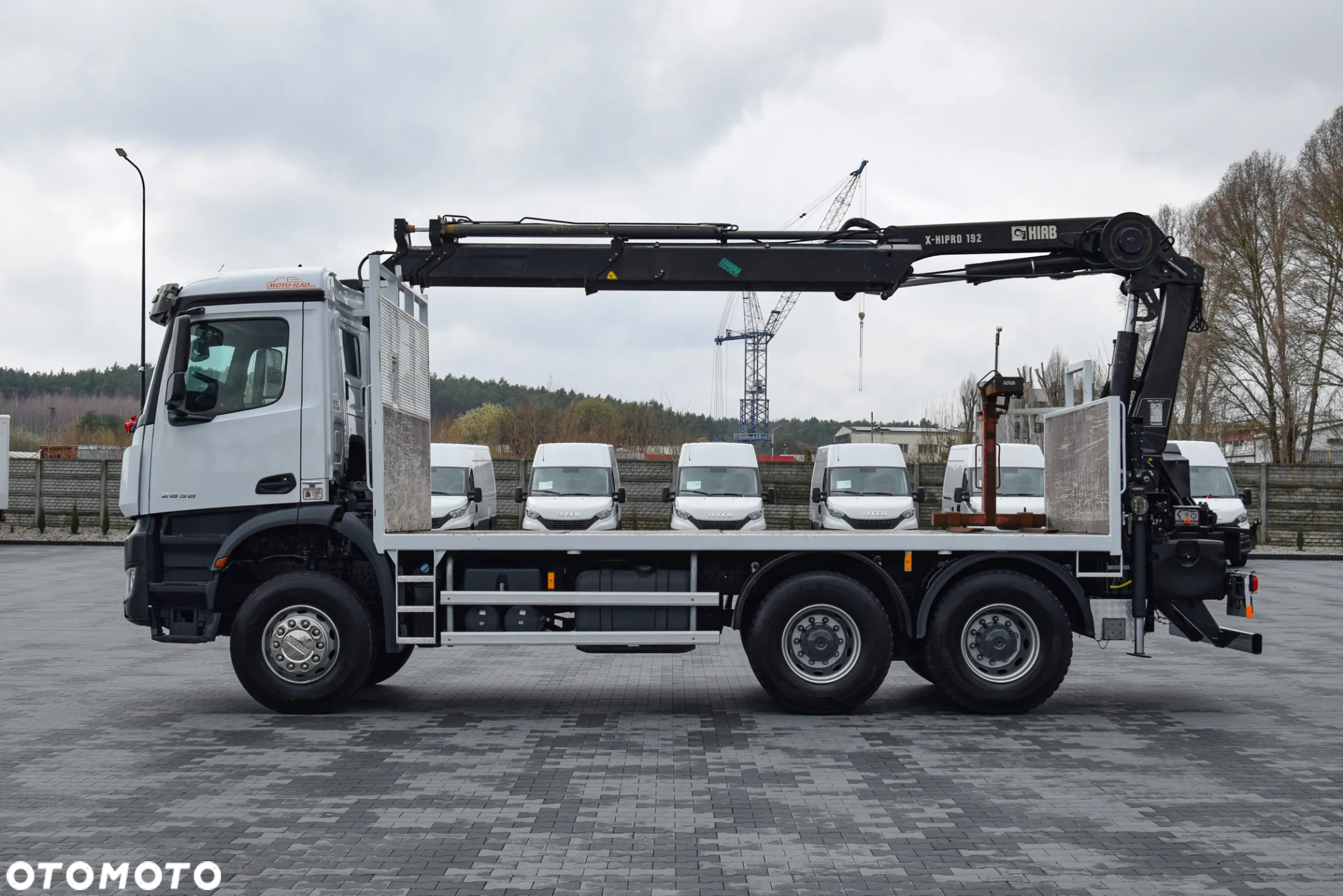 Mercedes-Benz AROCS 2636 / 6x4 / HIAB X-HIPRO 192 E-3 / WYSUW x3 / ROTATOR / STEROWANIE RADIOWE / UDT / PODPORY HYDRAULICZNE / AUTOMAT / KAMERA COFANIA / NISKI PRZEBIEG / SPROWADZONY - 8